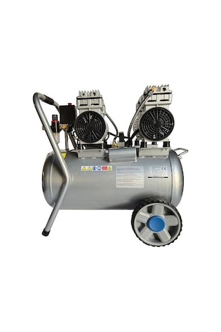 Hyundai HM2050S 50 LT Sessiz Yağsız Hava Kompresörü Gri