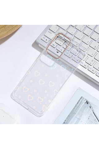 Xiaomi Redmi Note 11 Pro 5g Kılıf Zore Sidney Desenli Sert Kapak Heart No1