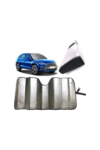 Katlanabilir Oto Ön Cam Güneşlik Isı Önleyici Araç Perdesi Toyota Corolla Fiat Egea Nissan Qashqai Volkswagen Passat 1 Adet