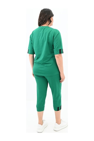 Koza Butik Kadın Büyük Beden Taytlı Takım 3753-23 001