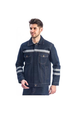 Kot İş Montu Myform 3109 Sona Denim 12 Ons Renk Mavi