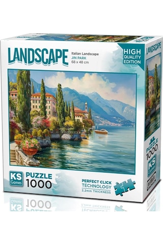 Ks Games 1000 Parça İtalya Manzarası Puzzle - Jin Park