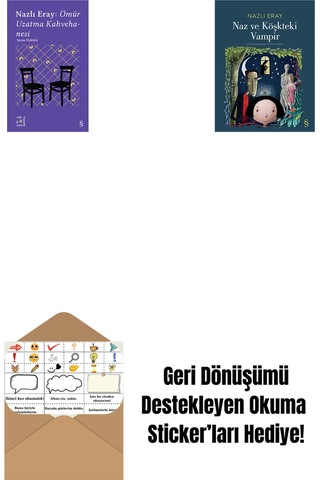 Everest Açıkhava 15 - Nazlı Eray: Ömür Uzatma Kahvehanesi Seçme Öyküler + Naz Ve Köşkteki Vampir + Okuma Sticker'ları
