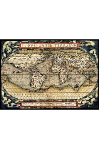 Art 3000 Parça İlk Modern Atlas 1570 Puzzle