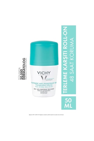 Vichy Anti-Perspirant Treatment Intense Perspiration Roll-On Deodorant 50 ML