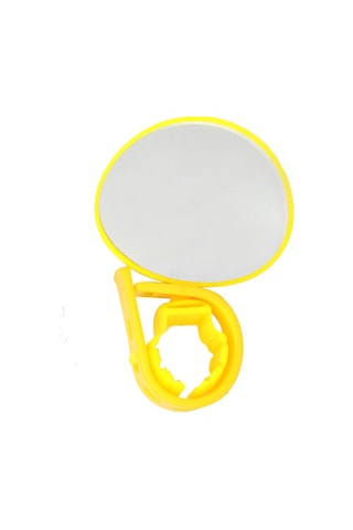 Yaleker Abs Malzeme Bisiklet Arka Görünümlü Ayna, 20-35mm Boru Uyumlu, Kaydırmalı Kemer Kolu, Sarı