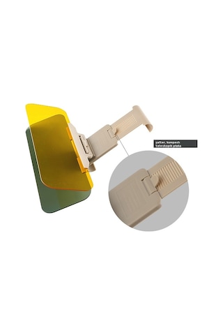 Araca Monteli Uzun Far Önleyici Çift Amaçlı Güneşlik- Küçük Boy 3