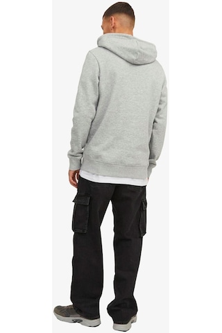 Jack & Jones Jcodust Sweat Hood Sn Erkek Sweatshirt 12240214-Gri