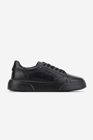 Valmenti Erkek Hakiki Deri Siyah/siyah Sneakers & Spor Ayakkabı 1212 2509 Erk Ayk Sk26-27 Syh Tbn/syh Fltr
