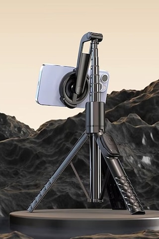 Bluetooth Kumandalı Magsafe Uyumlu Tripod Selfie Çubuğu / 130cm /