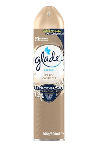 Glade Aerosol Oda Kokusu İpeksi Vanilya 3'lü Set