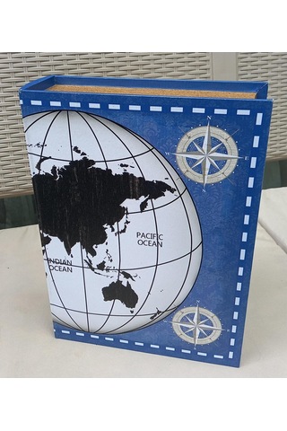 Kutu Ahşap Kitap 32x24x8