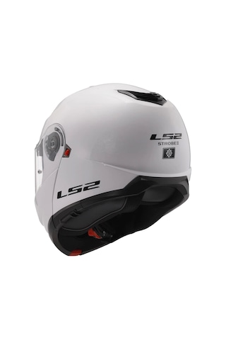 Ls2 Strobe 2 Çene Açılır Kask Beyaz