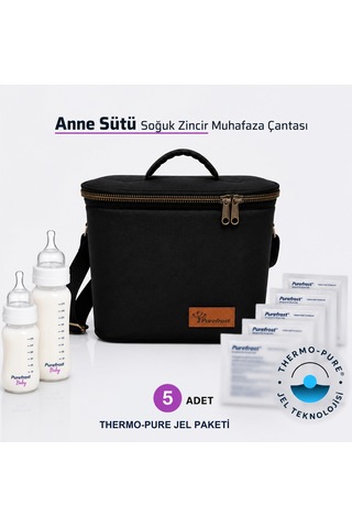 Purefrost Pf4 Baby Anne Sütü Soğutucu Ve Saklama Çantası, Biberon