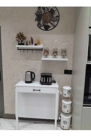 Kahve Köşesi Takımı - Beyaz 80 X 30 X 92