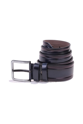 Dagoster DMK26-454 Lacivert 4.5 CM Suni Deri Erkek Kemer Lacivert