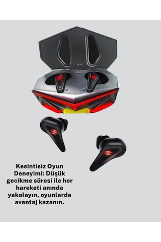 Kablosuz Bluetooth 5.0 Metal Kasa Kulaklık Yeni Nesil Diğer