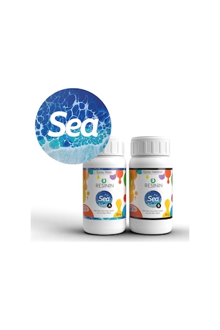 Sea 500 G A+B Deniz Dalgası Efekti Için Şeffaf Epoksi Reçine