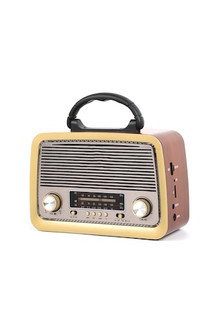 301 Fenerli Nostaljik Müzik Kutusu - Bluetooth Radyo - MP3 Çalar