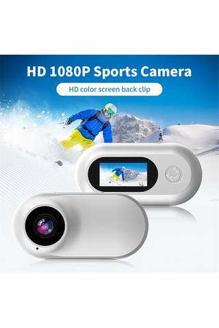 Gajeena A100 Manyetik Parmak Spor Kamerası - Dışarıda Taşınabilir 1080p Full Hd - Bisiklet Sürüşü, Dağcılık İçin Hızlı Kayıt Siyah Siyah