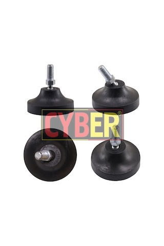 M8X35 Civatalı Çap 65 Plastik Teleskobik Ayak