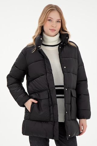 U.s. Polo Assn. Kadın Siyah Kaban 50292747-vr046 Siyah