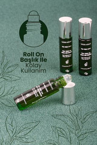 Bade Natural Çay Ağacı Yağı Hızlı Etkili Akne Karşıtı Roll-On 10 ML