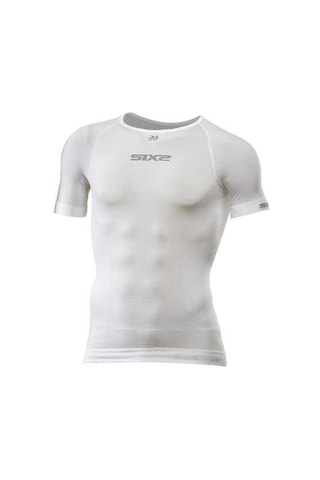 Sıx2 Breezytouch Yazlık Termal T-shirt Karbon Beyaz