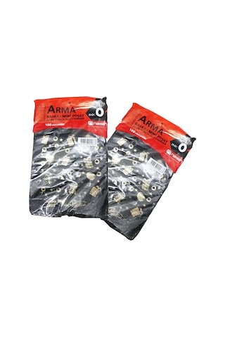 Arma Baskılı Mini Blok Poşet Torba No: 0 Siyah 5 x 100'lü 20 x 30 CM