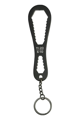 Eltos Taşınabilir Çok Amaçlı Anahtar Anahtarlık - 6-20mm Somun Sıkma Aparatı, Kompakt Tasarım Edc El Aleti, Her