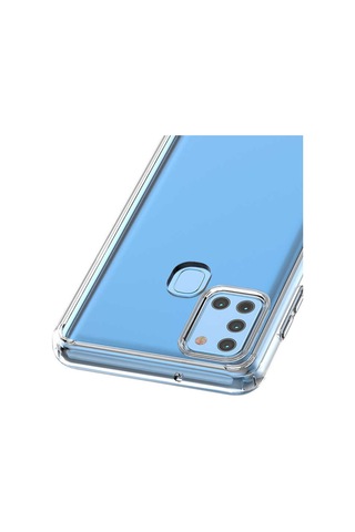 Samsung Uyumlu Galaxy A21S Kılıf Zore Coss Kapak-Renksiz