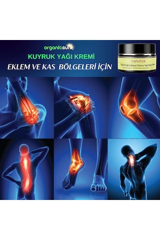 Hanzade Bitkisel Kuyruk Yağlı & Bamya Tohumu Yağlı Masaj Kremi 3 x 100 ML