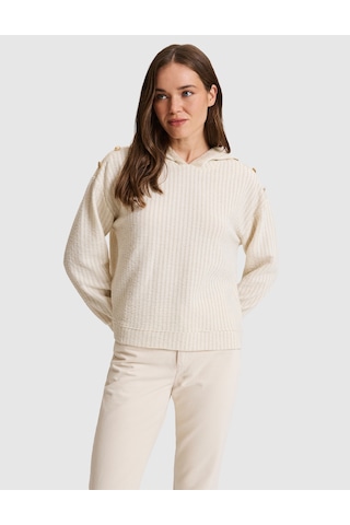 Pierre Cardin Ekru Oversize Sweatshirt 50325428 Vr019