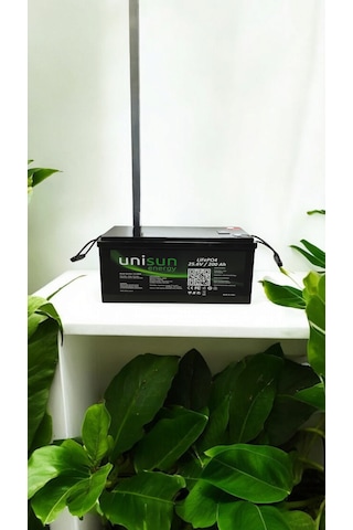 Unisun Energy 25.6v 200ah Lifepo4 Batarya + Ekran + Bluetooth 24v Sistem