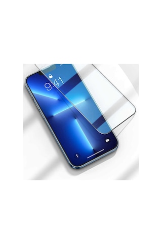 Apple İphone 15 Uyumlu Tam Kapatan Şeffaf Nano Esnek Kırılmaz Cam Ekran Koruyucu Resimde Görünen
