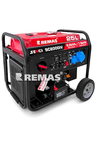 Senci Sc 8000 İv Marşlı Inverter 8 Kva Monofaze Benzinli Jeneratör