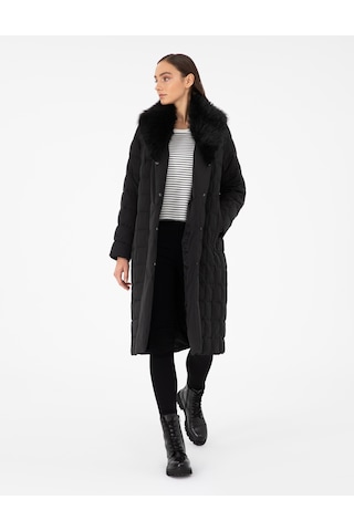 Pierre Cardin Kadın Siyah Kaban 50290313-vr046 Siyah