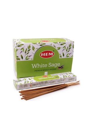 Hem Marka White Sage (Beyaz Adaçayı) Tütsüsü