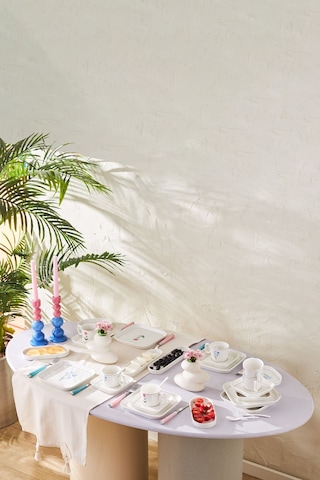 Emsan Viola Porselen 30 Parça 6 Kişilik Kahvaltı Takımı