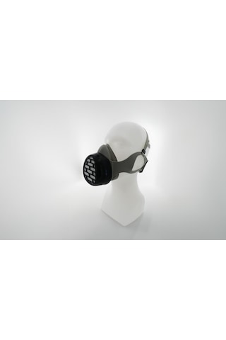 Yarım Yüz Motorlu Hava Solunum Koruyucu Maskesi L Beden