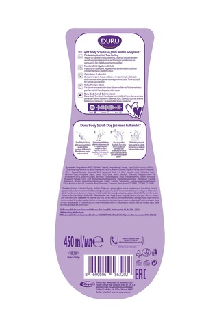 Duru Body Scrub Duş Jeli Tanışma Seti 4x450ml Gold, Crystal, Pink, Ice Çiçek