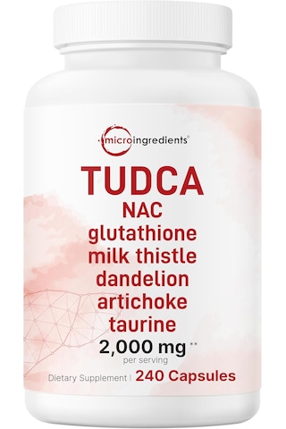 Micro Ingredients Tudca 2,000mg Bile Salts 240 Kapsül Usa Menşeii Orijinal Dmmedicineden