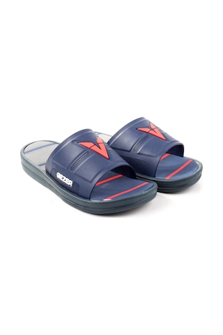 Gezer 14183 Erkek Deniz Plaj Havuz Banyo Günlük Terlik Siyah - Gri