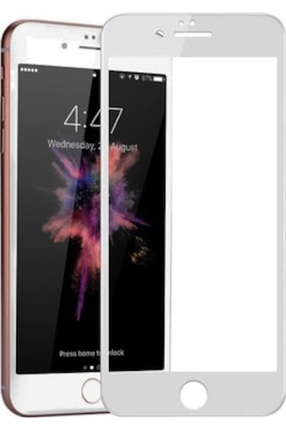Apple Uyumlu iPhone 8 Plus Ekranı Tam Kaplayan 5D Ekran Koruyucu