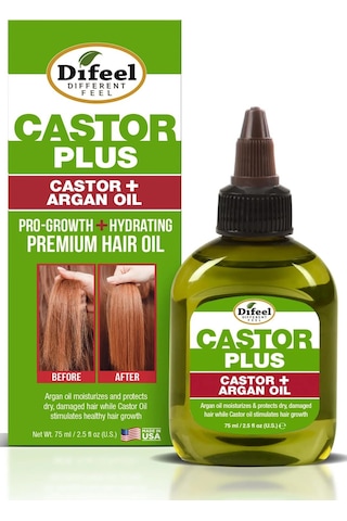 Difeel Castor + Argan Saç Bakım Yağı 75ml