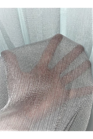 K.d.k Zemin 1x3 Sık Boru Pile Döner Tül Perde BEYAZ