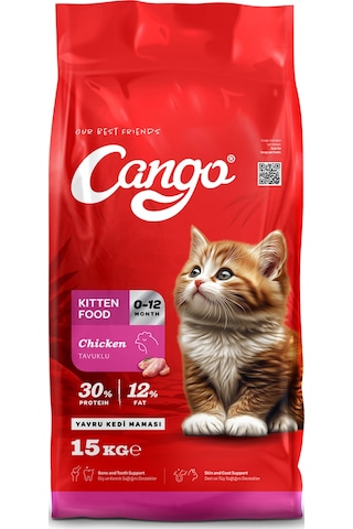 Cango Yavru Kedi Maması Tavuk Etli Kitten 15kg