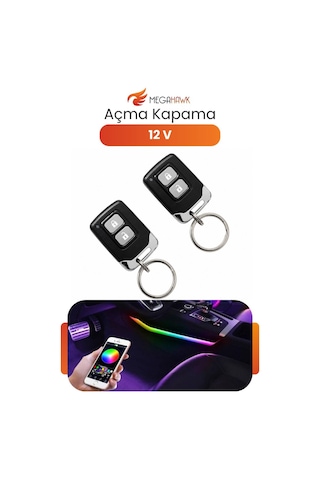 12v Uzaktan Kumandalı Açma Kapama Modülü Universal Araç Kontrol Sistemi Seti T-240