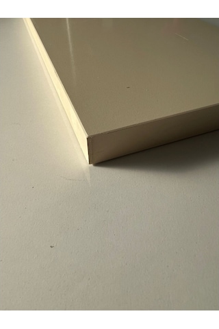 Rafkestir 18 mm Parlak Krem Suntalam Levha parça kesimi