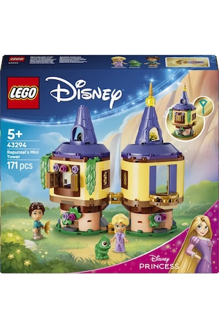 LEGO® ǀ Disney Princess Rapunzel’in Mini Kulesi 43294 – 5 Yaş Üzeri Çocuklar için 3 Karakter İçeren Oyuncak Yapım Seti (171 Parça)